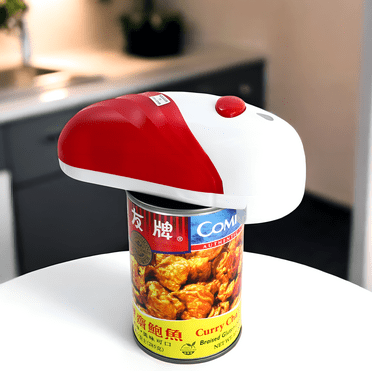 Electric Can Opener — Hands-free Automatic Battery Operated Smooth Edge Can Opener for Seniors, Chefs & Home Cooks