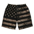 thumbnail image 4 of Bixox Men's American Flag with Desert Camouflage printing Casual Classic Fit Short Summer Beach Shorts, 4 of 6