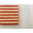 thumbnail image 3 of Betsy Ross Handmade Wooden American Flag with Carved 13 Star Union Indoor or Outdoor Patriotic Wall Hanging, 3 of 9