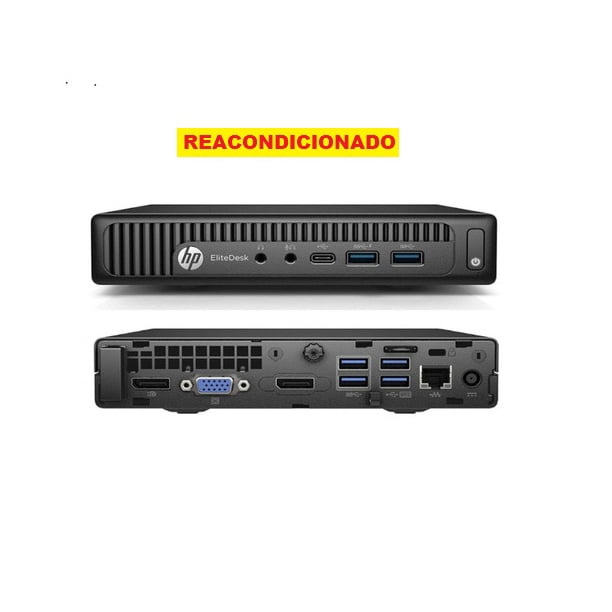 CPU HP PRODESK 800 G2 MINI, Intel Core i5-6a Gen, 8GB RAM, 500GB HDD, WINDOWS 10, REACONDICIONADO