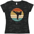 thumbnail image 3 of Inktastic Karate Martial Arts Silhouette Women's T-Shirt, 3 of 5