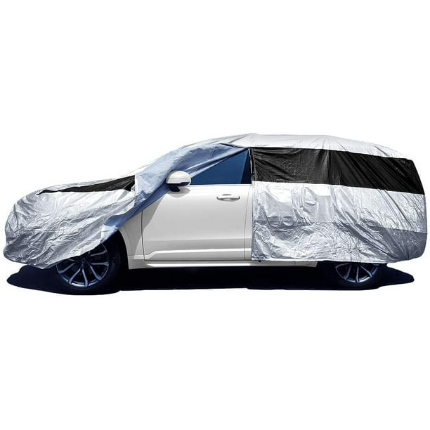 Titan Premium Multi-Layer PEVA Car Cover for Mid-Size SUV 477-523 cm.  Waterproof, UV Protection, Anti-Scratch Protective Lining, Driver-Side  Zippered Opening. Fits Explorer, Grand Cherokee and More. 