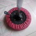 thumbnail image 4 of Round Home Bar Stool Chair Cover Slipcover Grid Red-33cm, 4 of 6