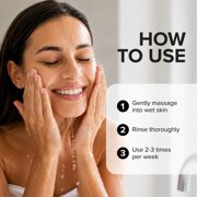 Elizabeth Mott Sure Thing Vitamin C Face Scrub - Heat Activated, Deep Pore Cleansing, Exfoliating Facial Cleanser to Buff and Smooth Skin - Vegan, Cruelty Free Skincare Product for Clear Skin, 3.52oz