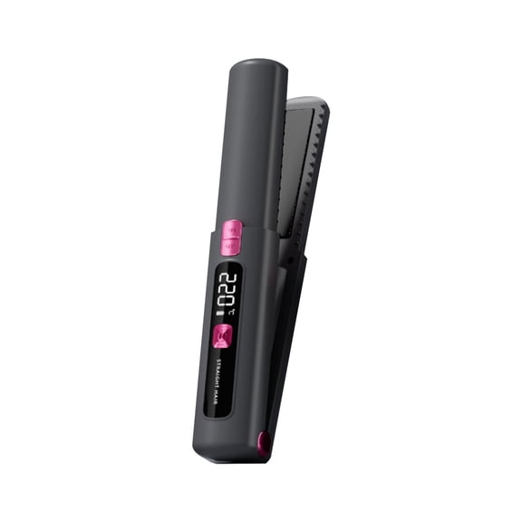 Cordless Hair Straightener,Portable Digital Temperature Control Straightener for Travel,Fast Rechargeable Wireless Cordless Flat Iron Hair Straightener,Styling Tool for Women(8.3")(Grey)