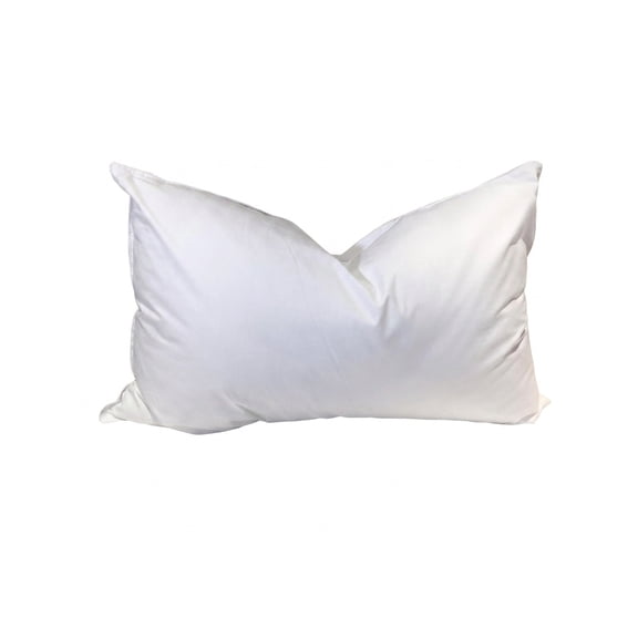 Goose Down Feather Pillows Queen Size, Hotel Collection Bed Pillows for Sleeping, Soft Pillows for Side and Back Sleepers with 100 Percent Cotton Cover, White