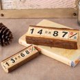 thumbnail image 2 of Coofit Wood Calendar Creative Natural Decorative Perpetual Calendar Desktop Calendar, 2 of 10