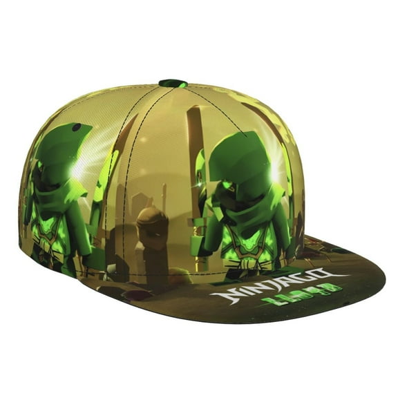 Ninjago Baseball Cap For Men, Women & Kids, Classic Flat Brim Hat Hip Hop Trucker Hat Adjustable Snapback Hat