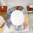 thumbnail image 5 of Feelyou White Pelicans Kids Full Size Sheets, Beach Ocean Animal Bed Sheets, 4 Pieces, 5 of 7