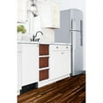 thumbnail image 5 of ADA compliant 18" wide frost-free freezer in black for built-in or freestanding use, with integrated door frame for overlay panels, 5 of 5