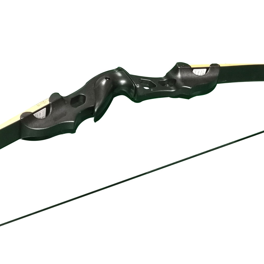 Recurve Bow Kit 40lbs 60" Alloy Riser Fiberglass Bamboo Laminated Limbs Hunting Fishing Archery Set