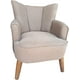 thumbnail image 1 of Sillon Individual Abanico Retro Vintage DAREKA WOOD Madera y Tela 100% Artesanal, 1 of 6