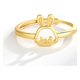 thumbnail image 1 of unbranded Anillo Ajustable De Dorado Para Mujer Con Creativo Y Estilo, 1 of 8