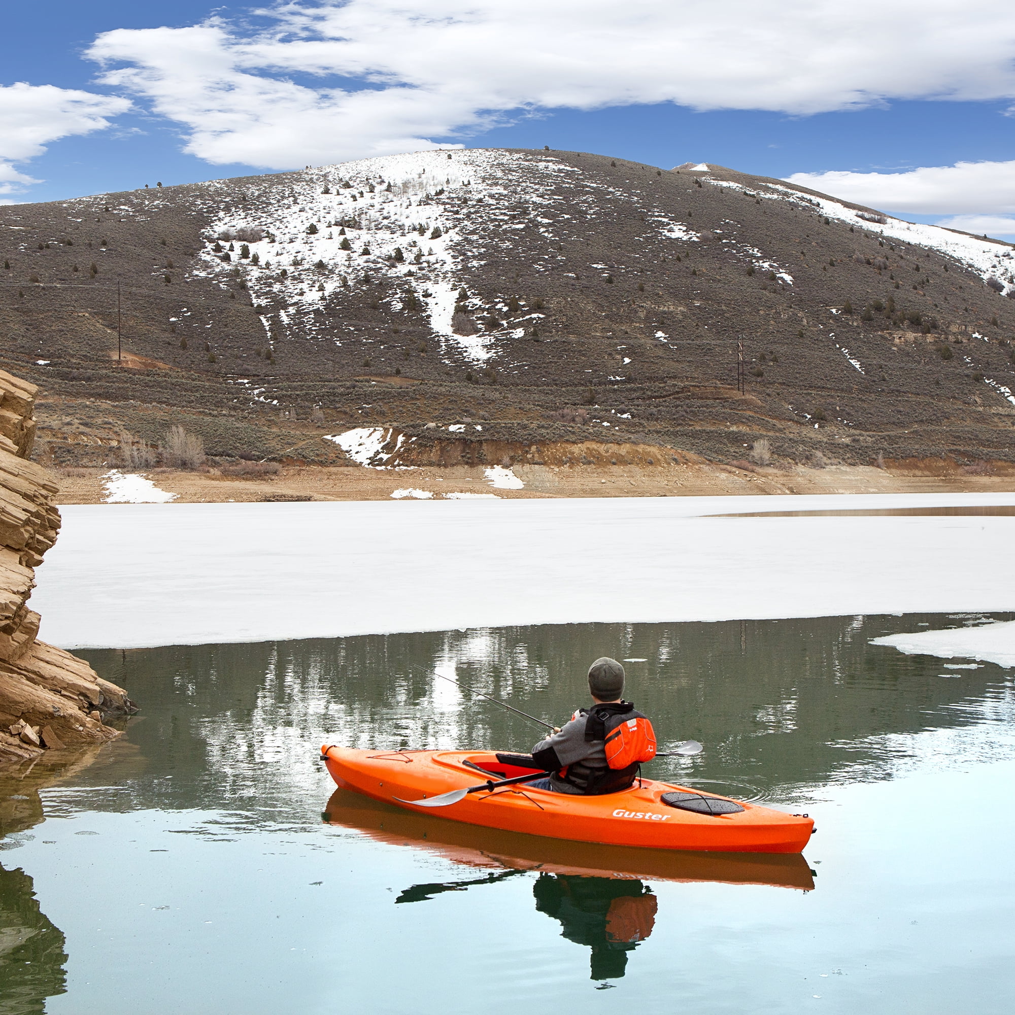 Lifetime Guster 10 Sit-Inside Kayak- Orange (90490)