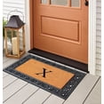 thumbnail image 7 of A1HC Natural Rubber & Coir 24x36 Monogrammed Doormat For Front Door, Anti-Shed Treated Durable Doormat for Outdoor Entrance, Heavy Duty, Low Profile, Easy to Clean, Long Lasting Front Porch Entry Rug, 7 of 7