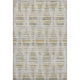 thumbnail image 2 of Addison Rugs Mayfield Premium Machine Washable Transitional Stripes Ivory Rectangle Rug, 3' X 5' Machine Washable Transitional Stripes Ivory Oversized Sherpa Throw Blanket, 2 of 6