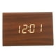 thumbnail image 3 of Reloj LED De Madera, Diseño Simple Moderno De Control De Voz De Reloj Digital De Madera Para Oficina, 3 of 8