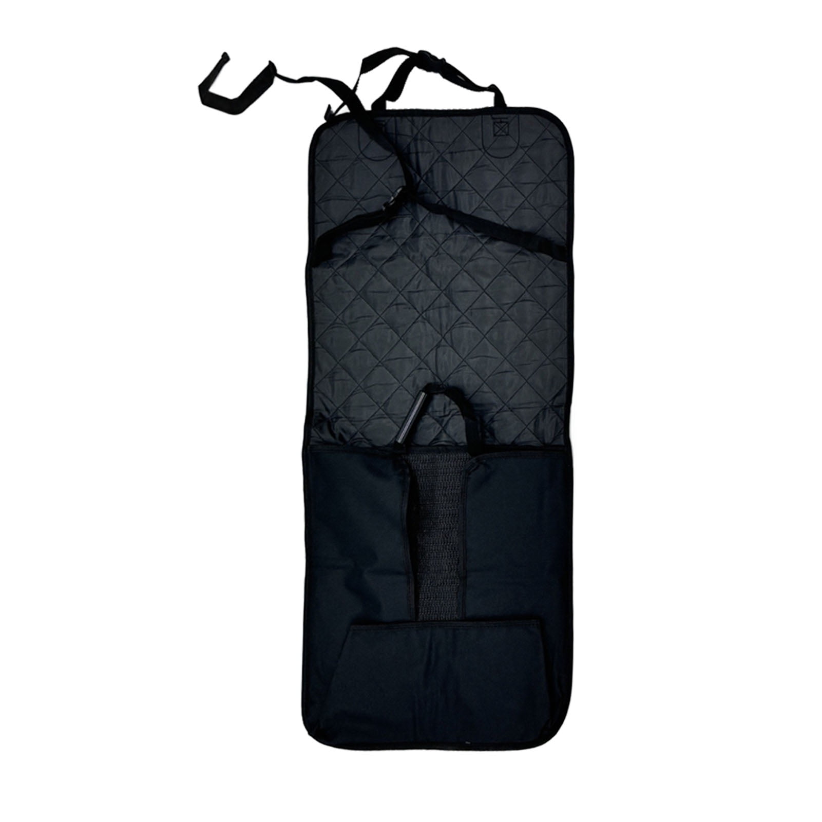 Waterproof Oxford Fabric Front Car Seat Cover for Pets Non Slip Dog Basket Protector Pad Black