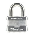 thumbnail image 2 of Master Lock 1-5/16 in. H X 1 in. W X 1-3/4 in. L Laminated Steel Double Locking Padlock Keyed Alike, 2 of 2