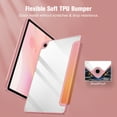 thumbnail image 2 of Fintie Hybrid Slim Case for Samsung Galaxy Tab A9+ / Tab A9 Plus 11 inch 2023 Model (SM-X210/X216/X218), Shockproof Cover with Clear Transparent Back Shell, Auto Wake/Sleep, Sunset Ombre, 2 of 8