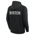 thumbnail image 3 of Men's Fanatics Black Boston Bruins Elements Blaze Tri-Blend Long Sleeve Hoodie T-Shirt, 3 of 3