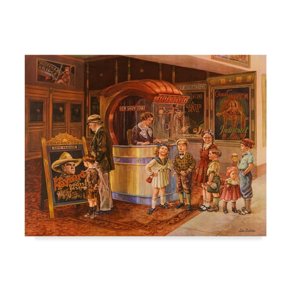 Trademark Fine Art 'Saturday Matinee' Canvas Art by Lee Dubin