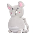thumbnail image 3 of Mochila protectora para la cabeza del andador para bebés, cojín protector para la cabeza, mochila para niños pequeños que caminan y gatean, color gris, 3 of 15