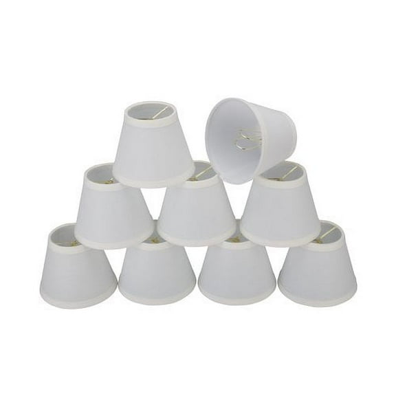 Aspen Creative Corporation 5'' Linen Empire Candelabra Shade (Set of 9)