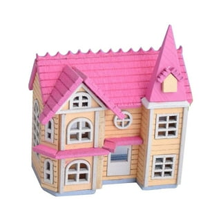 Gardenised Wooden Doll House with Toys and Furniture Accessories with LED  Light for Ages 3 plus QI004210 - The Home Depot