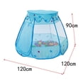 thumbnail image 3 of juegos, tienda , tienda , , tipi, tienda para bebés, tienda princesa para niñas, tienda castillo para Azul yotijar Los niños juegan carpa, 3 of 9