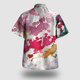 thumbnail image 4 of Camisas Para Hombre Manga Larga Hombres Casual Manga corta Primavera Verano Turndown Neck 3D Impreso Camisas Moda Top Blusa Camisas (Red, XL), 4 of 5