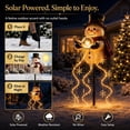 thumbnail image 6 of Liaiai Magic Fountain - Flowing Snowflake LED Christmas Garden Light, Solar Powered Outdoor Yard Decor with Stars Warm Glow Garden Stake for Christmas Holiday Decoration,Snowman, 6 of 9