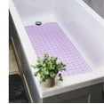 Tranquil Beauty AntiSkid, Mold Resistant, Extra Long Rubber Bath Mat