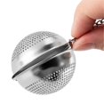 thumbnail image 2 of 2pcs Mesh Stainless Steel Tea Strainers High Quality Tea Strainer With Extended Chain Hook For Tea Leaves And Spices, 2 of 6