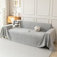 thumbnail image 3 of Jessy Home Sofa Cover Slipcover Couch Cover Protector Durable Multi-Function Furniture Cover for Pets Dogs Cats Home Decor Sofa Covers for Living Room 71"x 134"Light Gray, 3 of 7