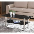 thumbnail image 2 of Hodedah Tempered Glass Coffee Table, 2 of 4