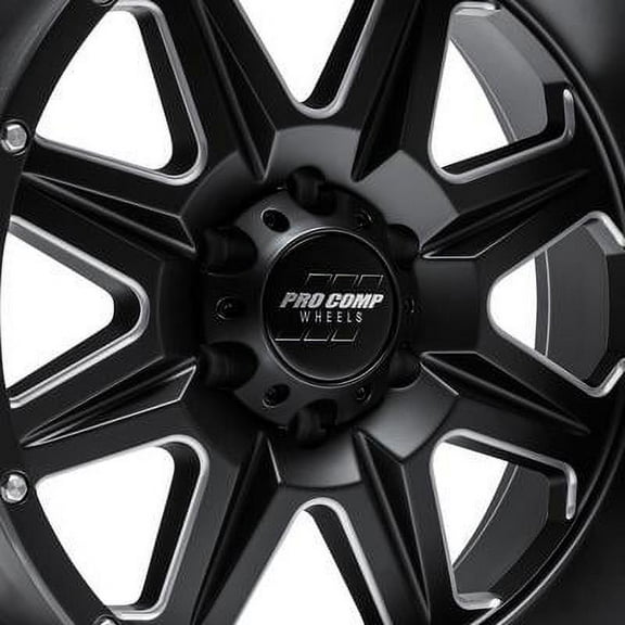 Pro Comp 63 Series Recon, 20x10 Wheel with 6x135 Bolt Pattern - Satin Black Milled - 5163-213647