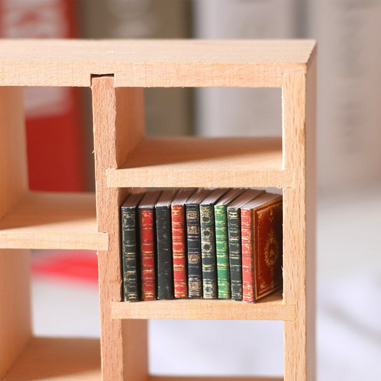 Leaveforme 3 Pcs Miniature Books Multi-Use Handmade Paper Miniature Books Display for Home, Men's, Size: One Size