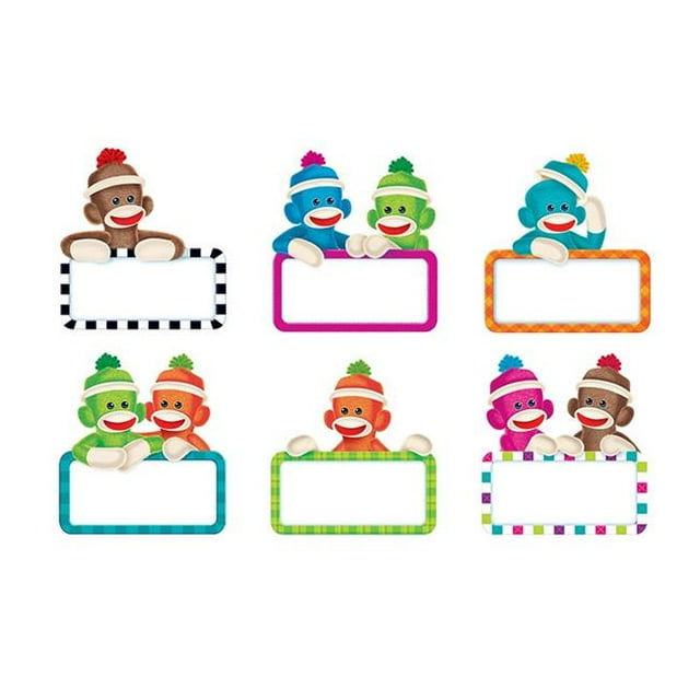 Trend Entreprises T-10609-3 Chaussette Singe Signes Accents Variété Pack - Pack de 3