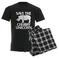 thumbnail image 6 of CafePress - Save The Chubby Unicorn Men's Dark Pajamas - Men's Dark Loose Fit Cotton Pajama Set, 6 of 7