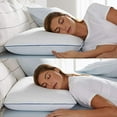 thumbnail image 3 of Sleep Innovations Forever Cool Gel Memory Foam Pillow, Standard, White, 3 of 5