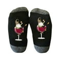 thumbnail image 2 of Spring Savings Idoravan Winter Socks for Women Cotton Socks for Men and Women Personalized Red Wine Cup Casual Mid Tube Socks Ins Fashion Colored Breathable Socks, 2 of 2
