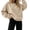 Inverlee Khaki-Sweatshirt, variant on Inverlee Oversized V Neck Crewneck Sweatshirts for Women Long Sleeve Drop Shoulder Pullovers Solid Basic Loose Fit Casual Daily Tops White S-XL