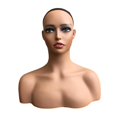 thumbnail image 4 of Bald Mannequin Head Stand, Professional Female Bald Mannequin Head Display Model F, 4 of 9