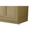 thumbnail image 4 of Elegant Kitchen and Bath Alden 24 Inch Single Bathroom Vanity In Honey Brown, 4 of 13