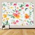 thumbnail image 2 of FHENF Floral Tapestry, Botanical Room Decor Tapestry for Bedroom Living Room, 2 of 7