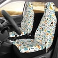 thumbnail image 2 of Sikiie Cartoon Dinosaur Car Seat Protector 2 Pack Car Seat Cushion Mat, Car Seat Covers for SUV, Truck, Van, 2 of 7
