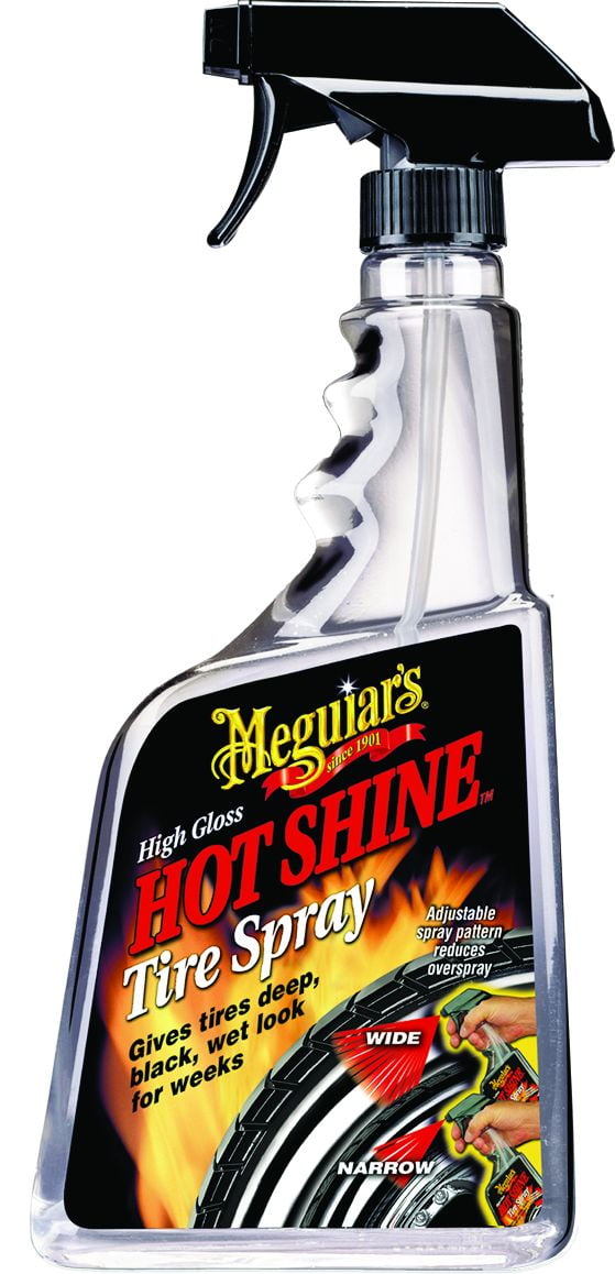 Meguiars G12024 Tire Dressing Hot Shine (TM) High Gloss Tire Coating; 24 Ounce Spray Bottle