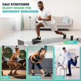 thumbnail image 3 of Ankle and Foot Incline Board Adjustable Foam Calf Stretch Tool for Hip Knee Ankle Strength Improves Flexibility, 3 of 5