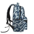 thumbnail image 3 of Easygdp A Japanese Great Wave Mochila Ergonómica Versátil para Laptop - Múltiples Bolsillos, Correas Ajustables, Unisex para Escuela, Viajes y Actividades al Aire Libre-One Size, 3 of 5